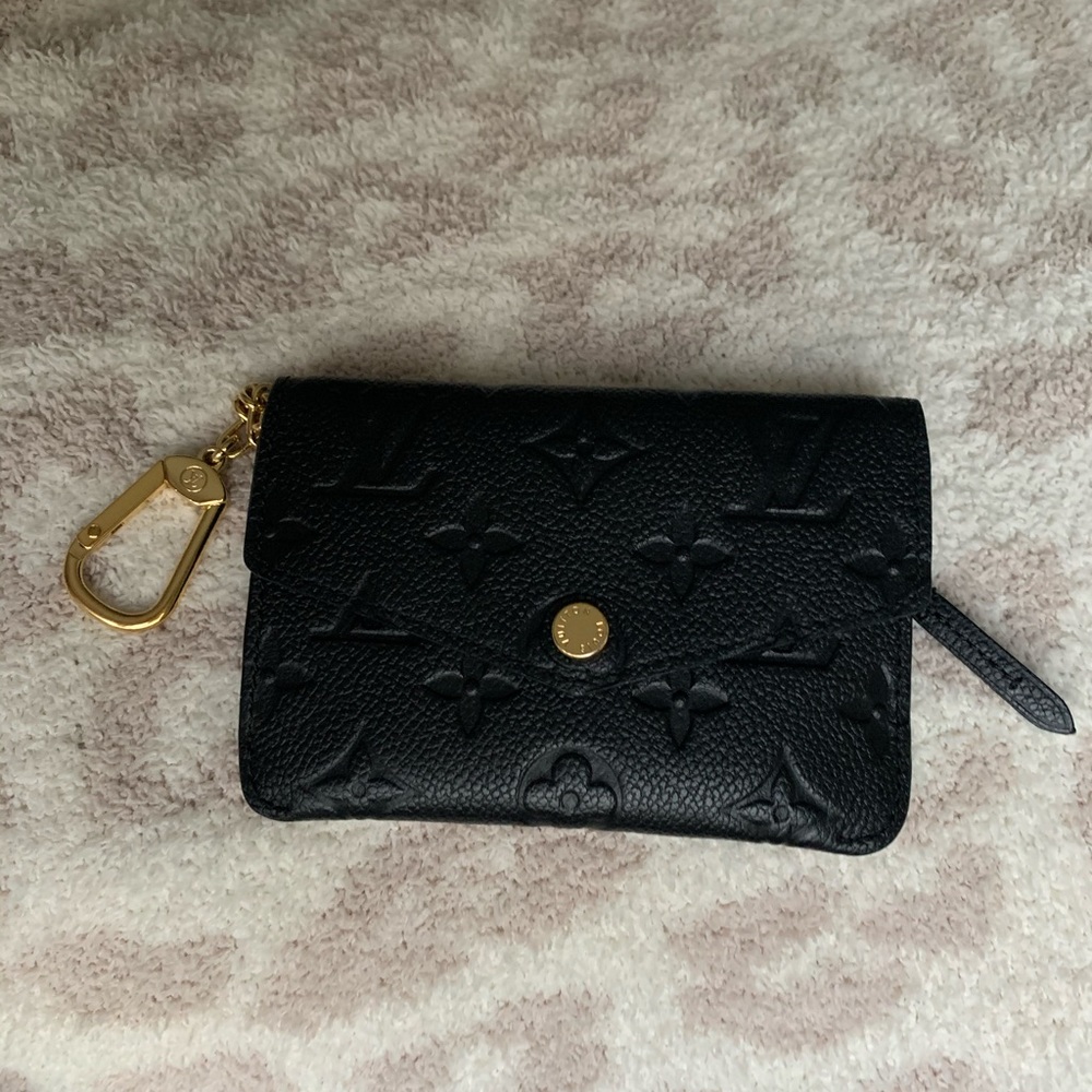 Louis Vuitton Black Monogram Empreinte Key Pouch